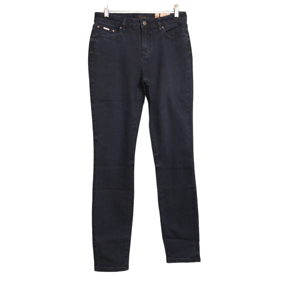Prana Sienna Jean Deep Blue Mid-Rise Skinny Stretch Organic 4/27 - Picture 1 of 14